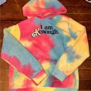Men’s Medium I Am Kenough Tie Dye Hoodie From Barbie Movie